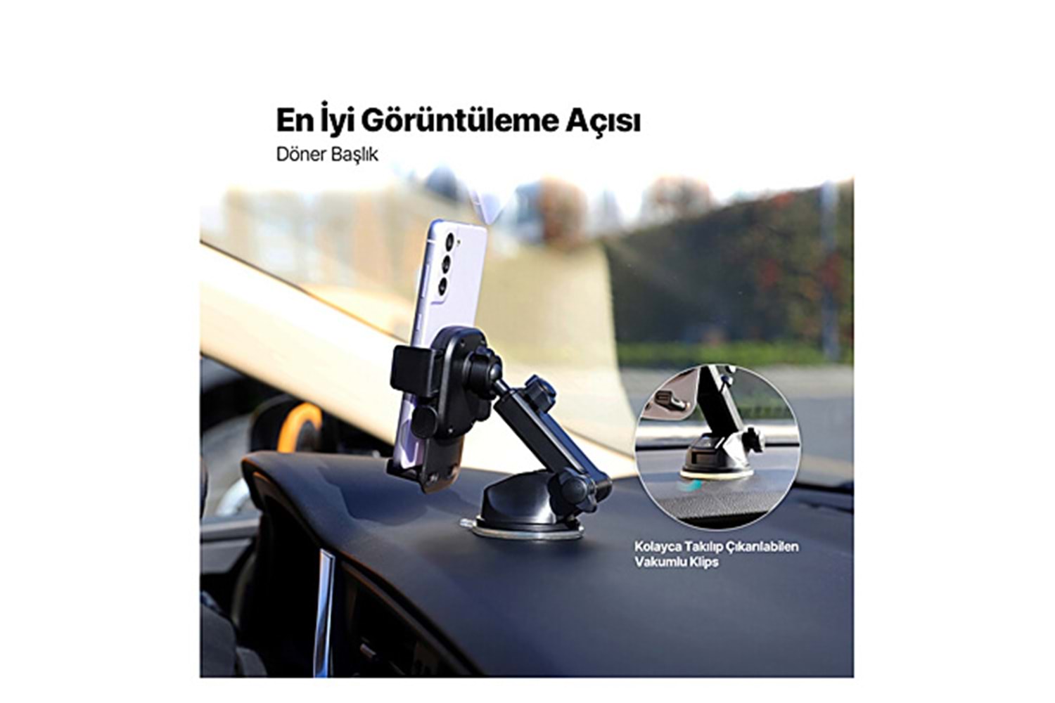 TTEC 2TT34 FLEXGRİP MOVE ARAÇ İÇİ TUTUCU