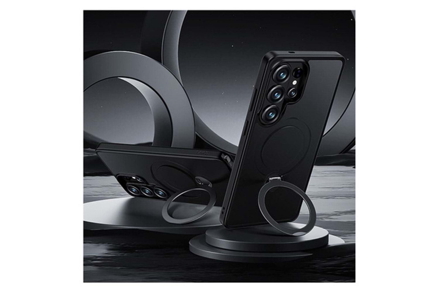Benks Mist Magnetic Case With Stand Sam S26 Ultra Gray-Black