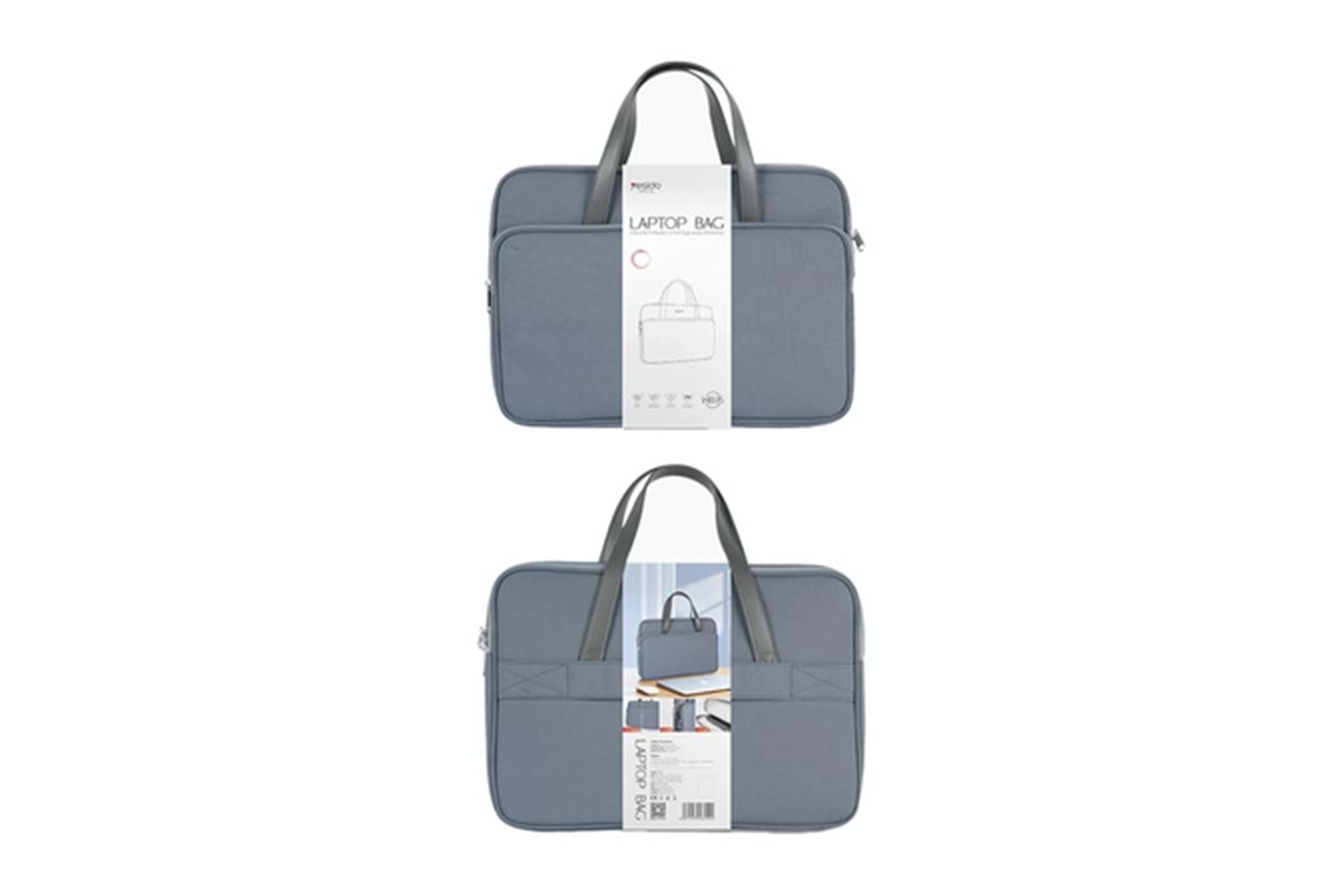 Yesido WB35 Fjallraven 600D Kumaşlı 14 inç Laptop Çantası - Gri