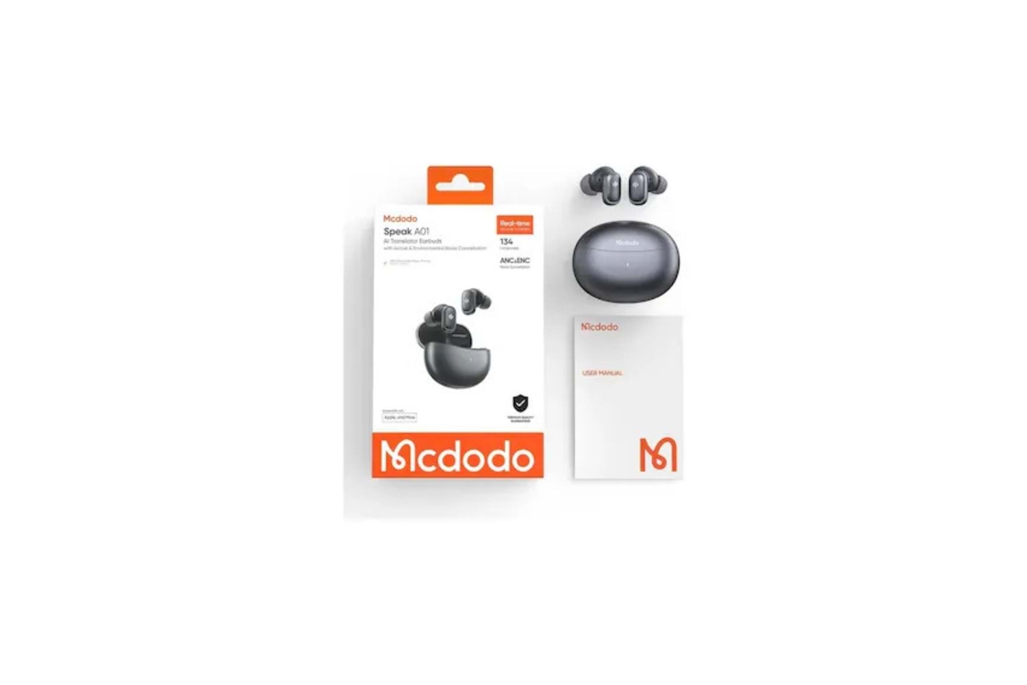 Mcdodo HP-8221 SpeakA01 Series AI 132 Dilde Çeviri Kulaklığı