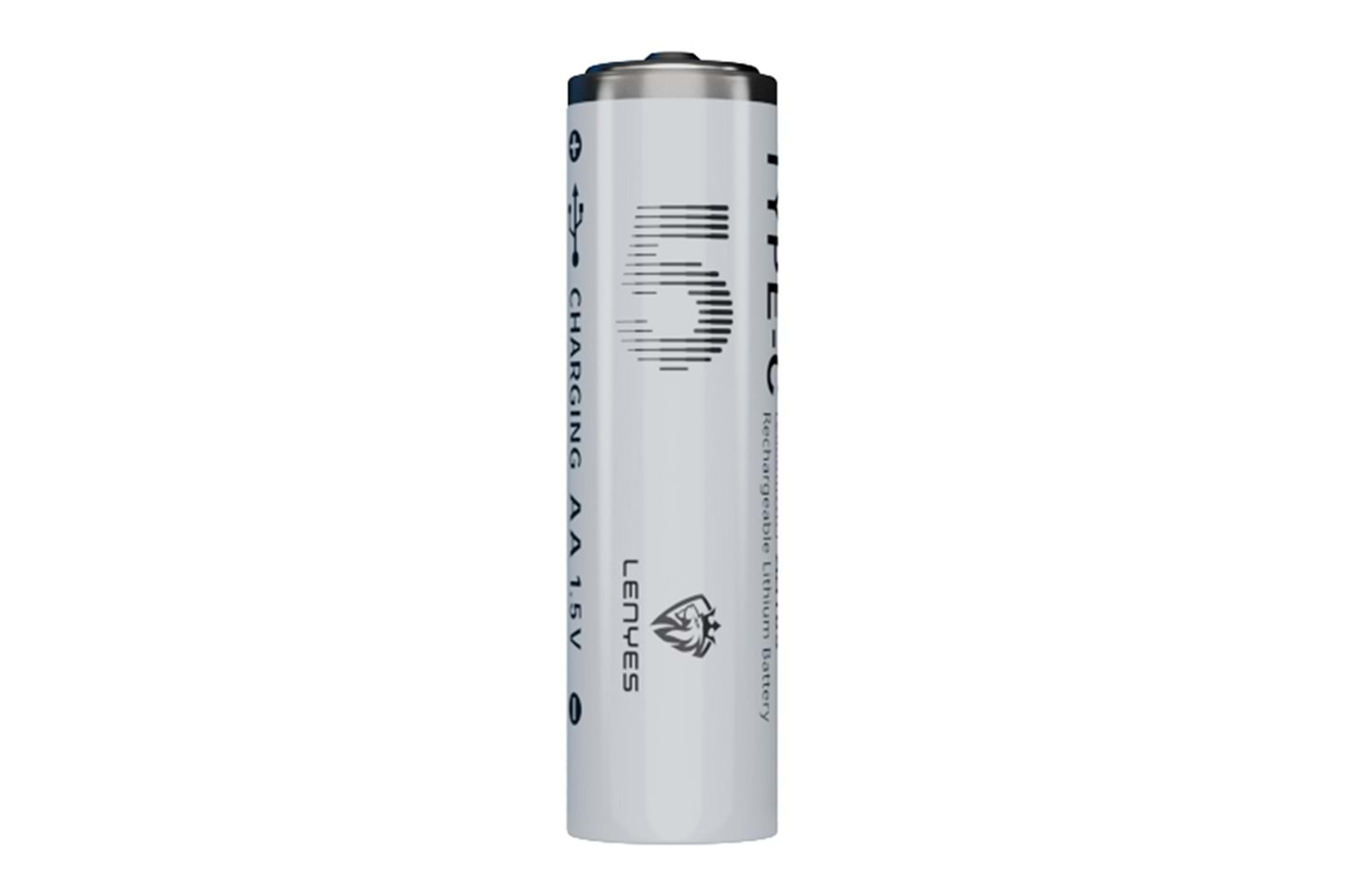 Lenyes AA105 Type-C Şarj Portlu Şarj Edilebilir AA Lityum-ion Pil 2800mWh 1.5V 2 Adet