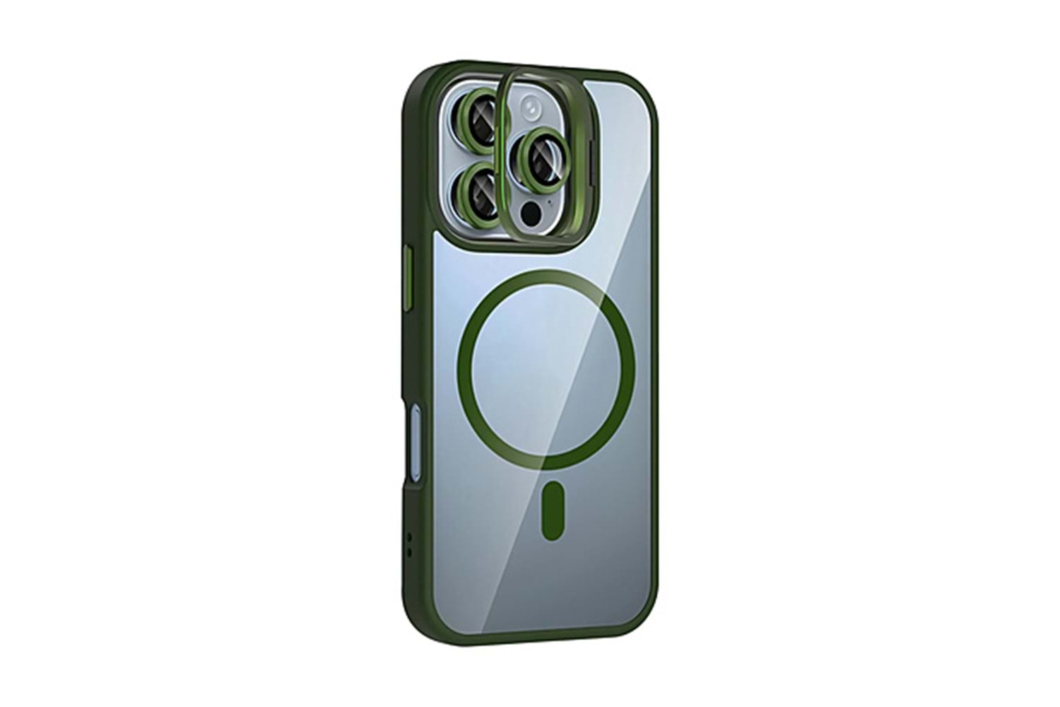 Joko Apple iPhone 16 Pro Max Remim Lensli Magsafe Standlı Kapak