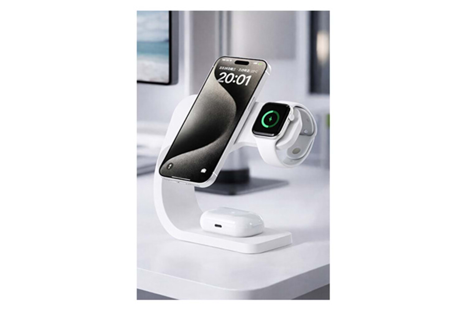 Lenyes CR192 Magnetic Phone Holder With Vacuum Sucker Black