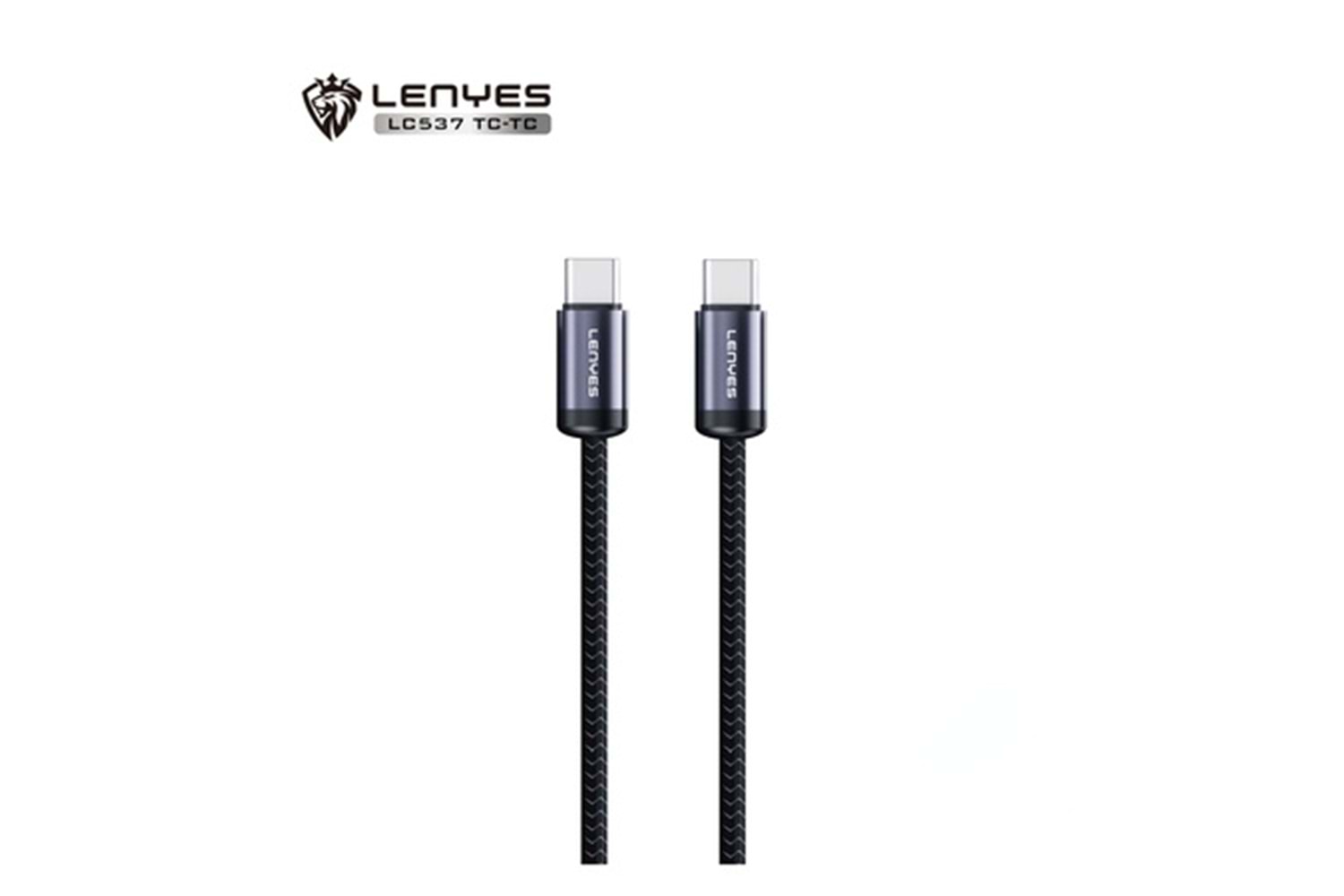 Lenyes LC537 Braided Data Cable 60W TC-TC Gun