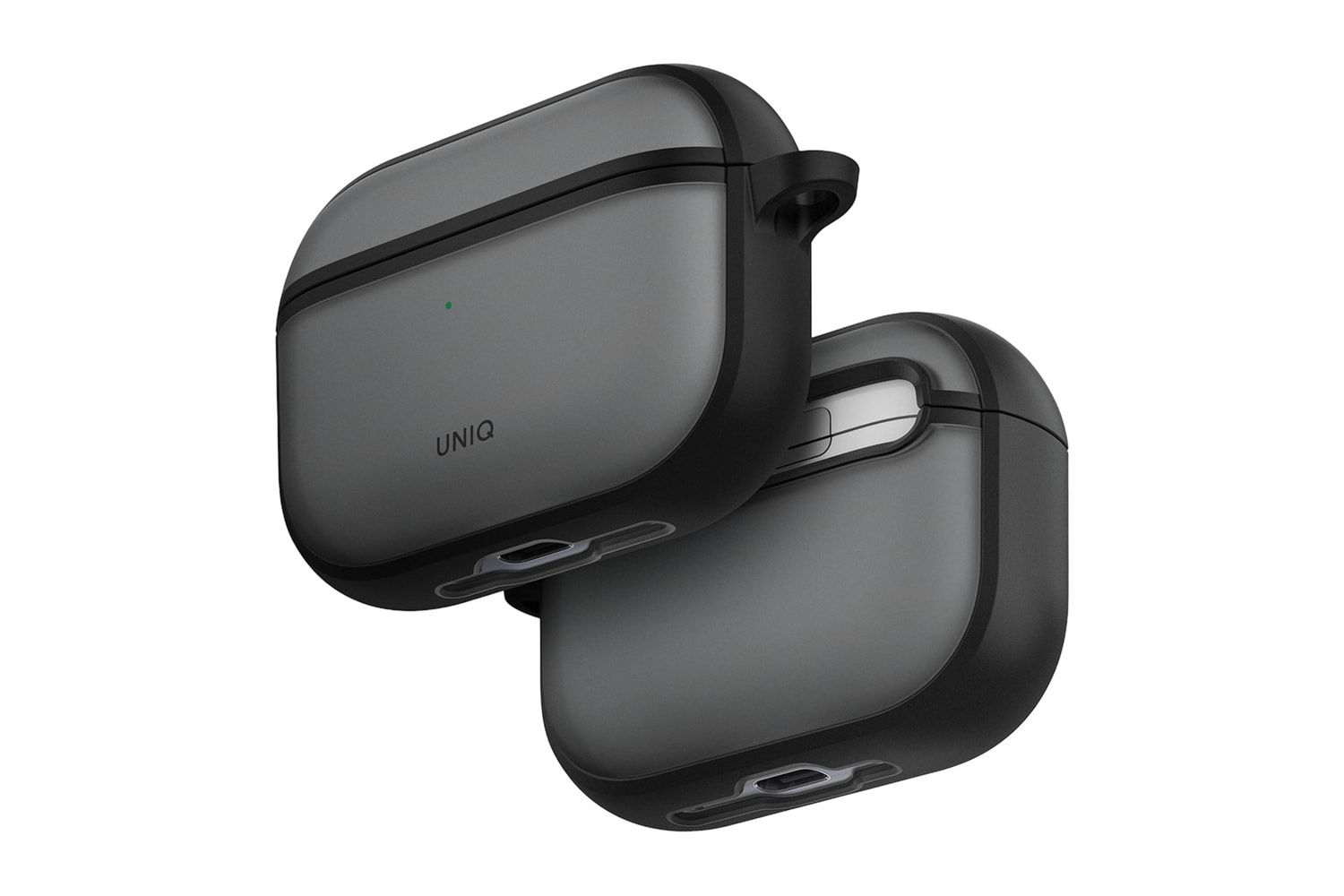 Uniq Airpods Pro 3 (3.nesil) Veren Frosted Hang Kılıf - Siyah