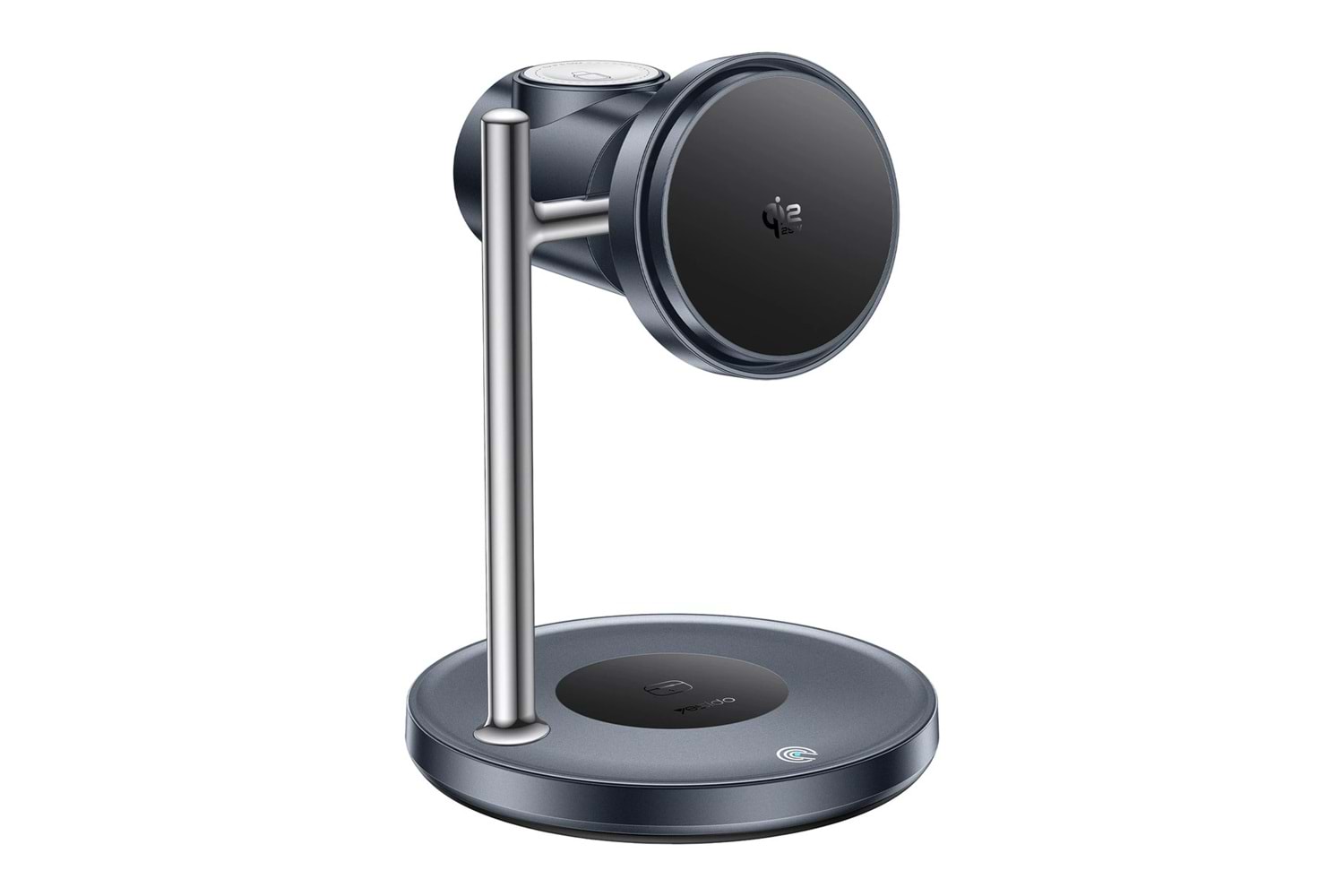 Yesido DS40 Qi2.2 25W Hızlı Şarj Destekli Apple Watch ve Samsung Watch Uyumlu Manyetik Masaüstü Kablosuz Şarj Cihazı - Siyah DS40 Qi2.2 25W Hızlı Şarj Destekli Apple Watch ve Samsung Watch Uyumlu Manyetik Masaüstü Kablosuz Şarj Cihazı - Siyah