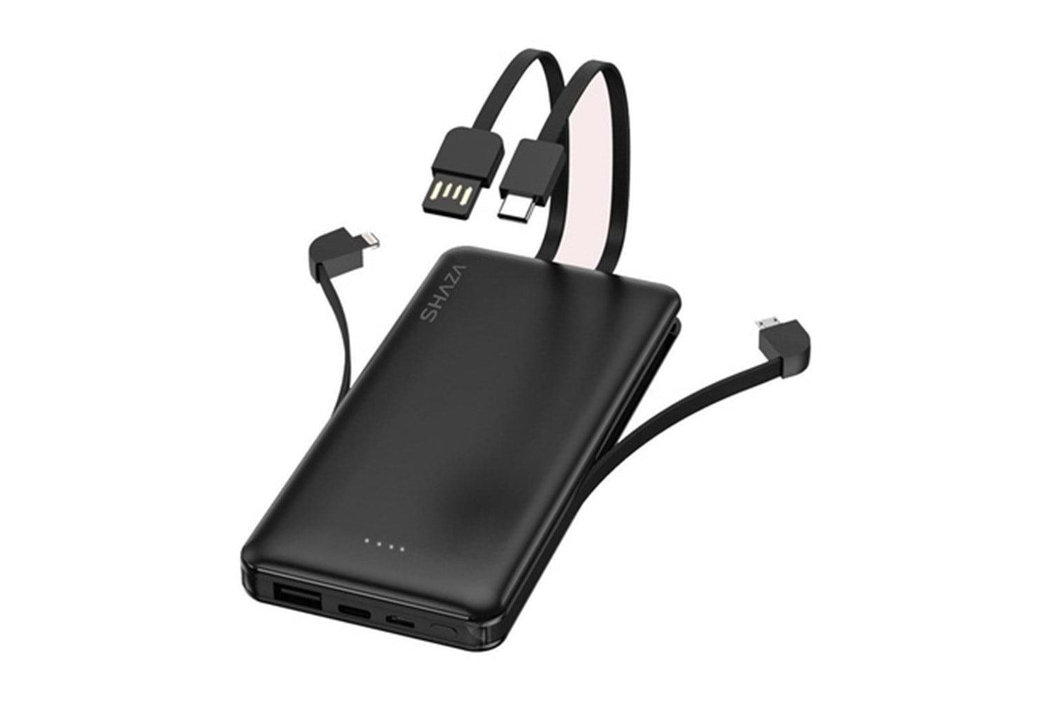 SHAZA 10.000 MAH KENDİNDEN KABLOLU POWERBANK SG1001/BK