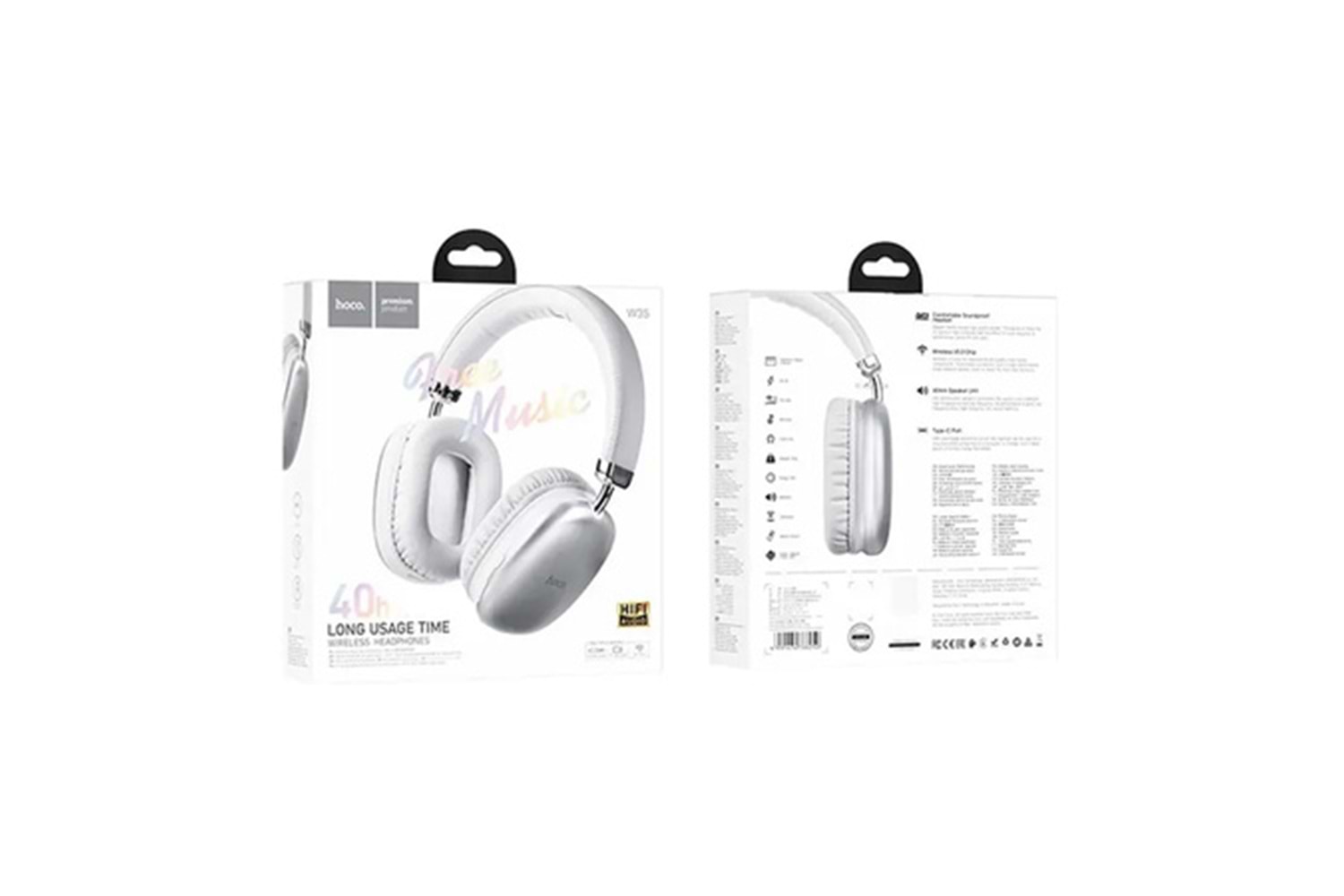 Hoco. W35 Kablosuz Bluetooth Kafaüstü Kulaklık