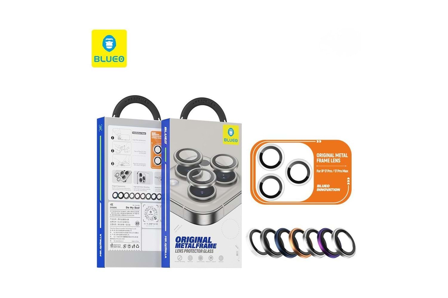 BLUEO METAL FRAME LENS TURUNCU
