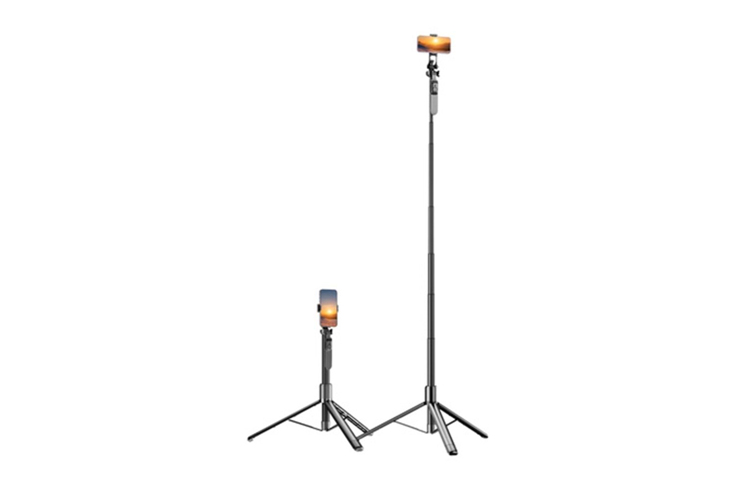Keephone KP-LA05 PicPod 360 Derece Ayarlanabilir 202cm BT Selfie Çubuğu - Siyah