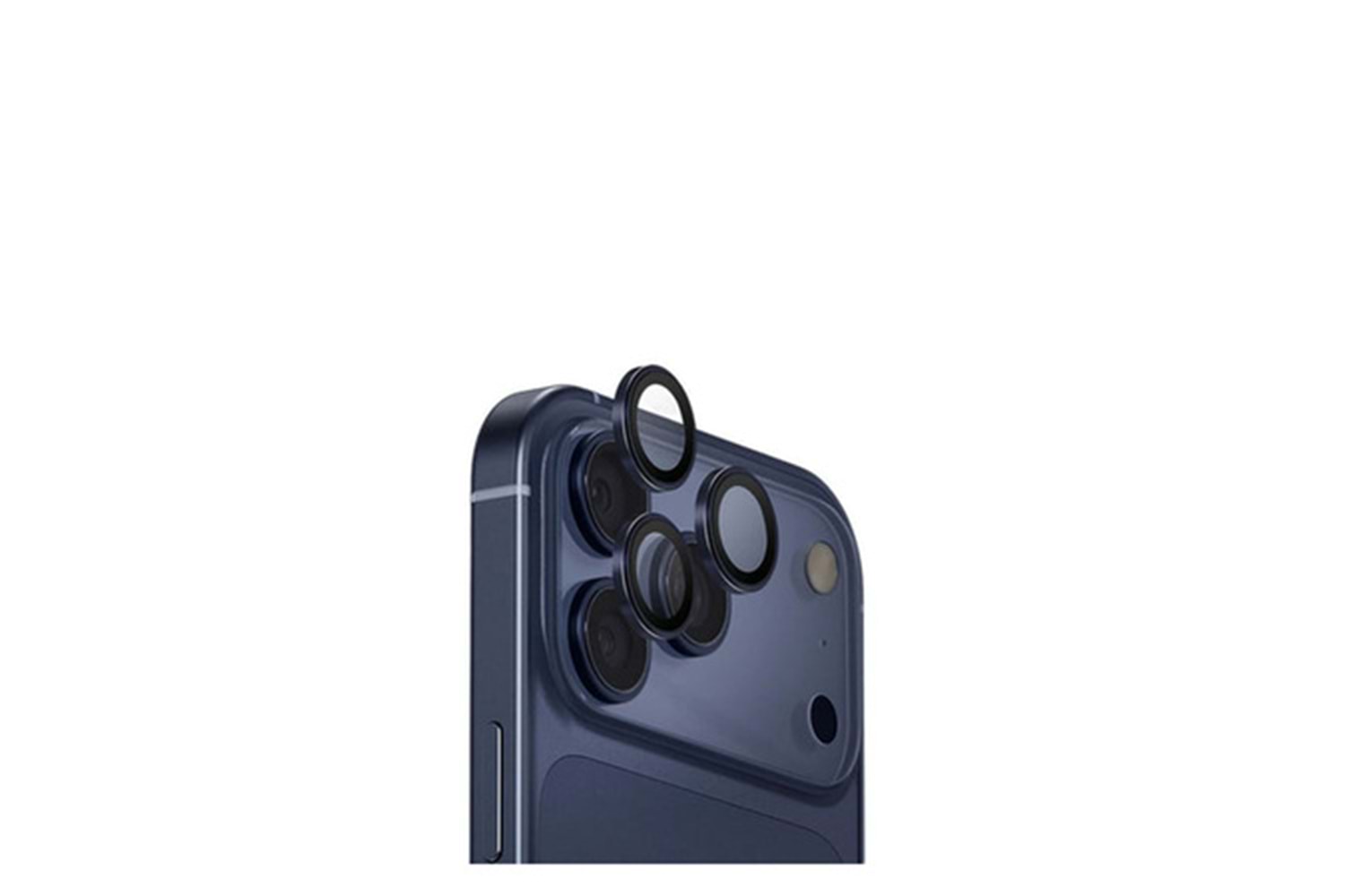 UNIQ 17 PRO MAX LENS KORUYUCUSU LACİVERT