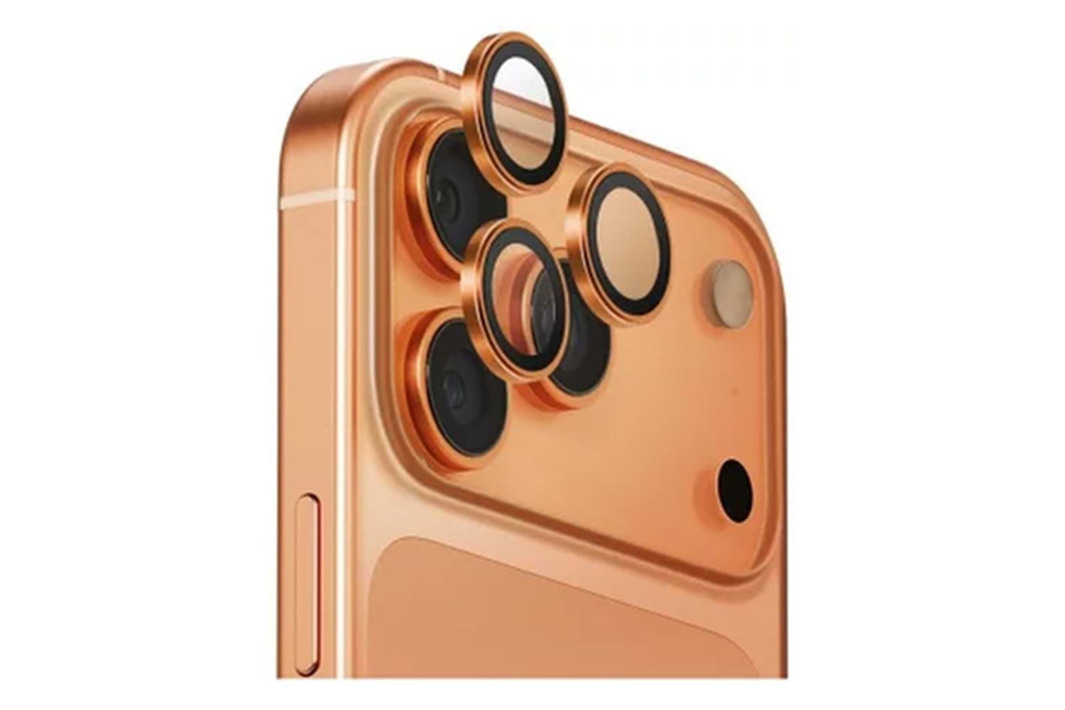 UNIQ 17 PRO MAX LENS KORUYUCUSU TURUNCU