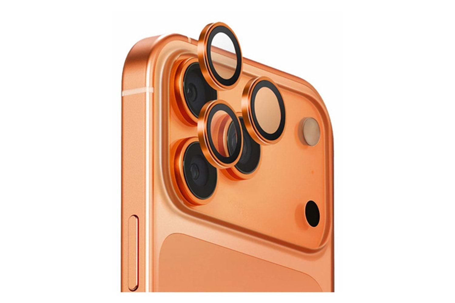UNIQ 17 PRO MAX LENS KORUYUCUSU TURUNCU