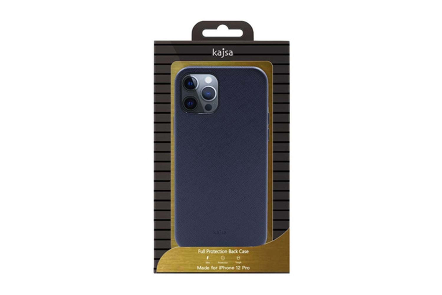 Apple iPhone 12 Pro Max Kılıf Kajsa Woven Kapak