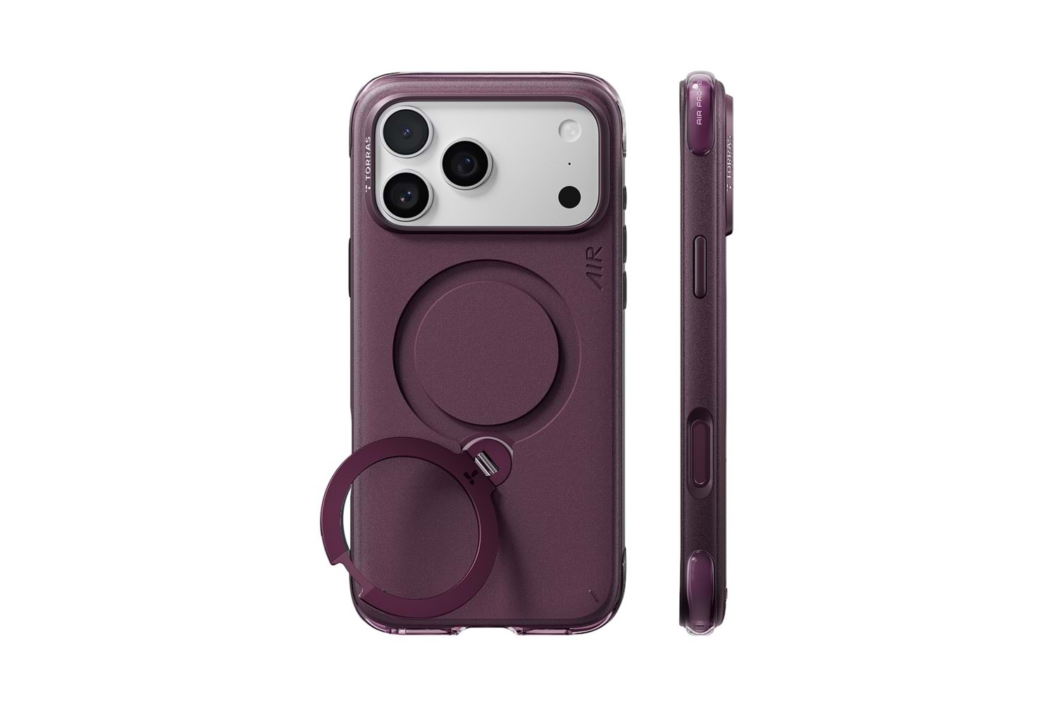 Torras Apple iPhone 18 Pro Max Q3 Air Essential Standlı Magsafe Kapak
