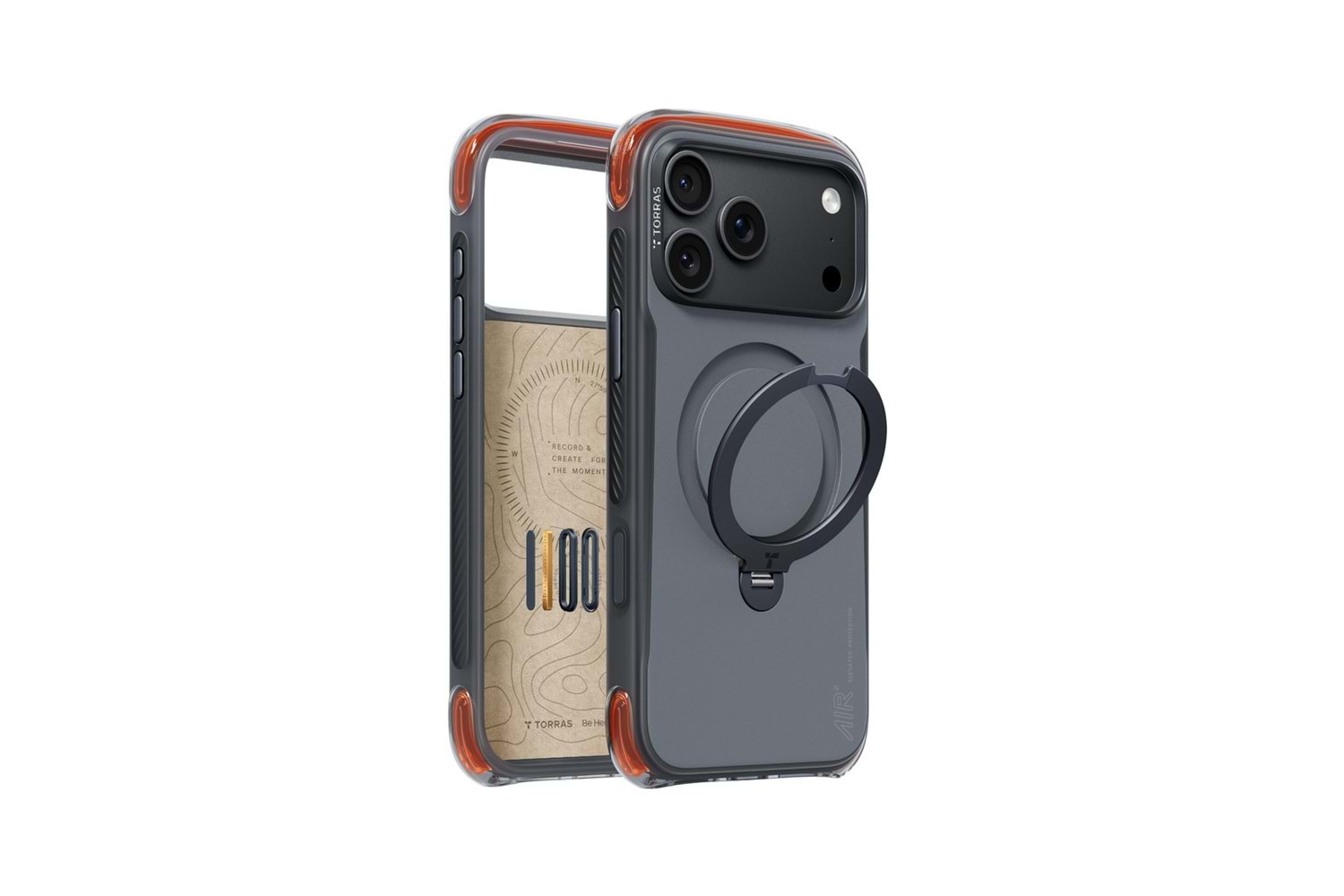 Torras Apple iPhone 18 Pro Max Ostand Q3 Air Pro Standlı Magsafe Kapak