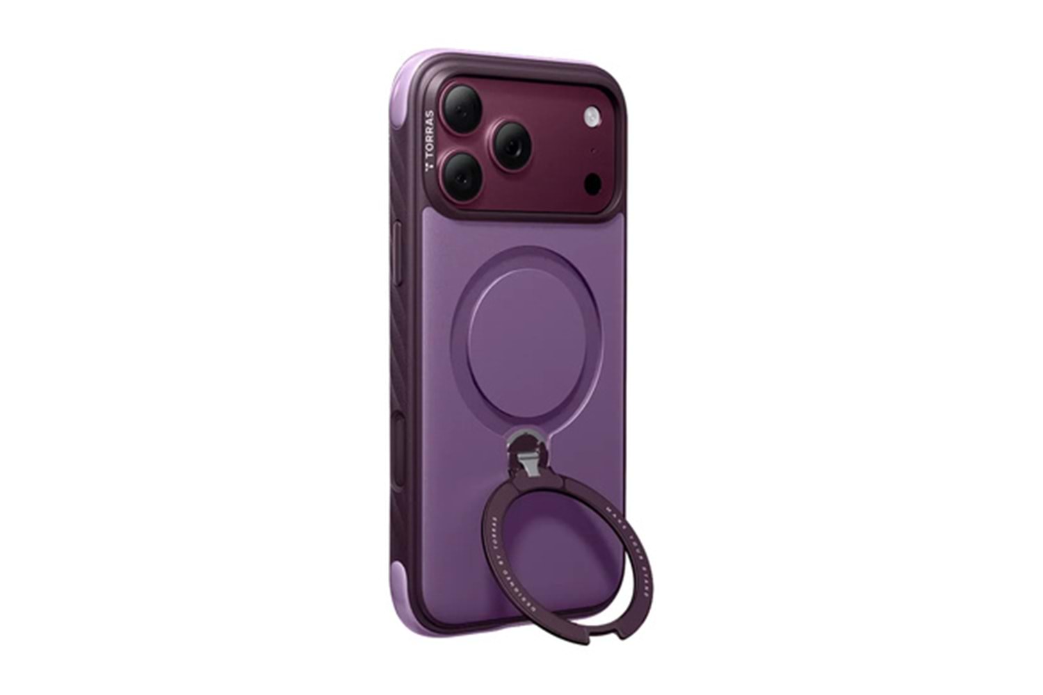 Torras Apple iPhone 18 Pro Ostand Q3 Rugg Standlı Magsafe Kapak