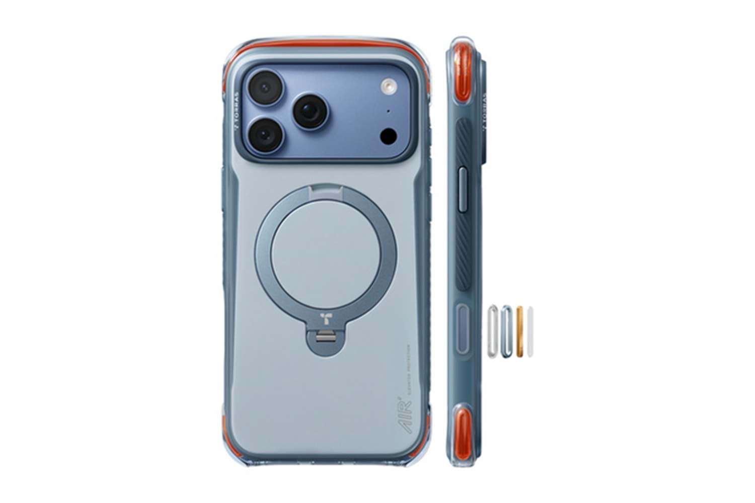 Torras Apple iPhone 18 Pro Ostand Q3 Air Standlı Magsafe Kapak