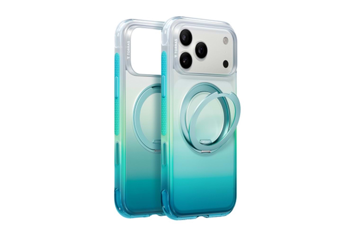 Torras Apple iPhone 18 Pro O3 Air Gradient Standlı Magsafe Kapak