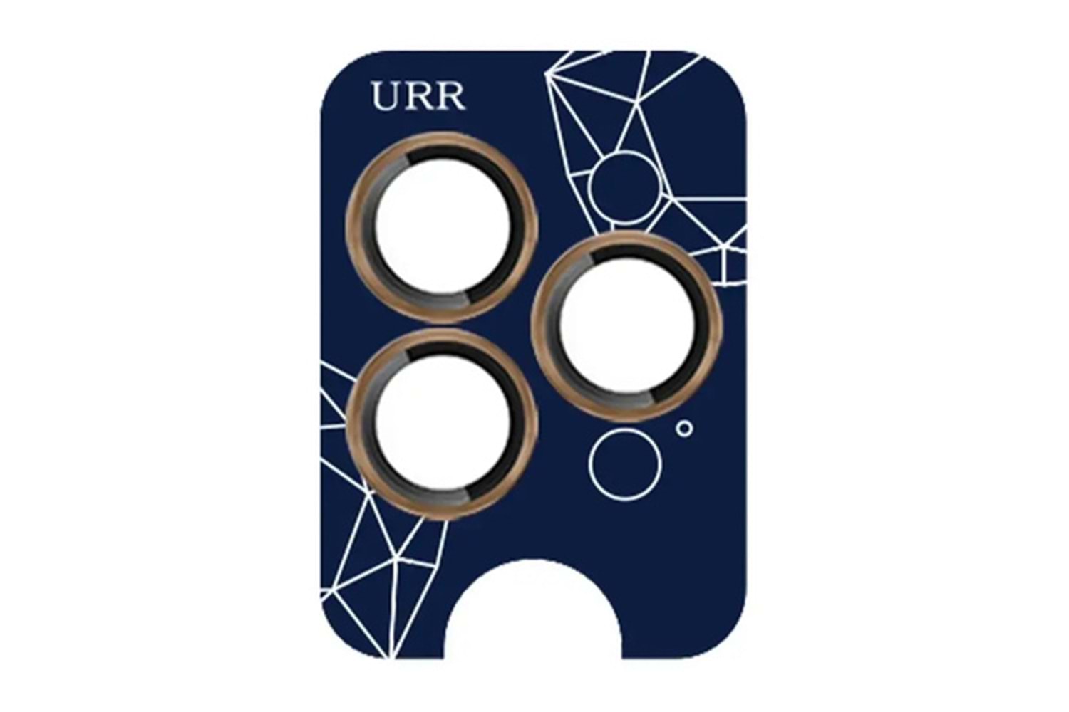 URR Apple iPhone 16 Pro Max Sapphire PVDSS Kamera Lens Koruyucu