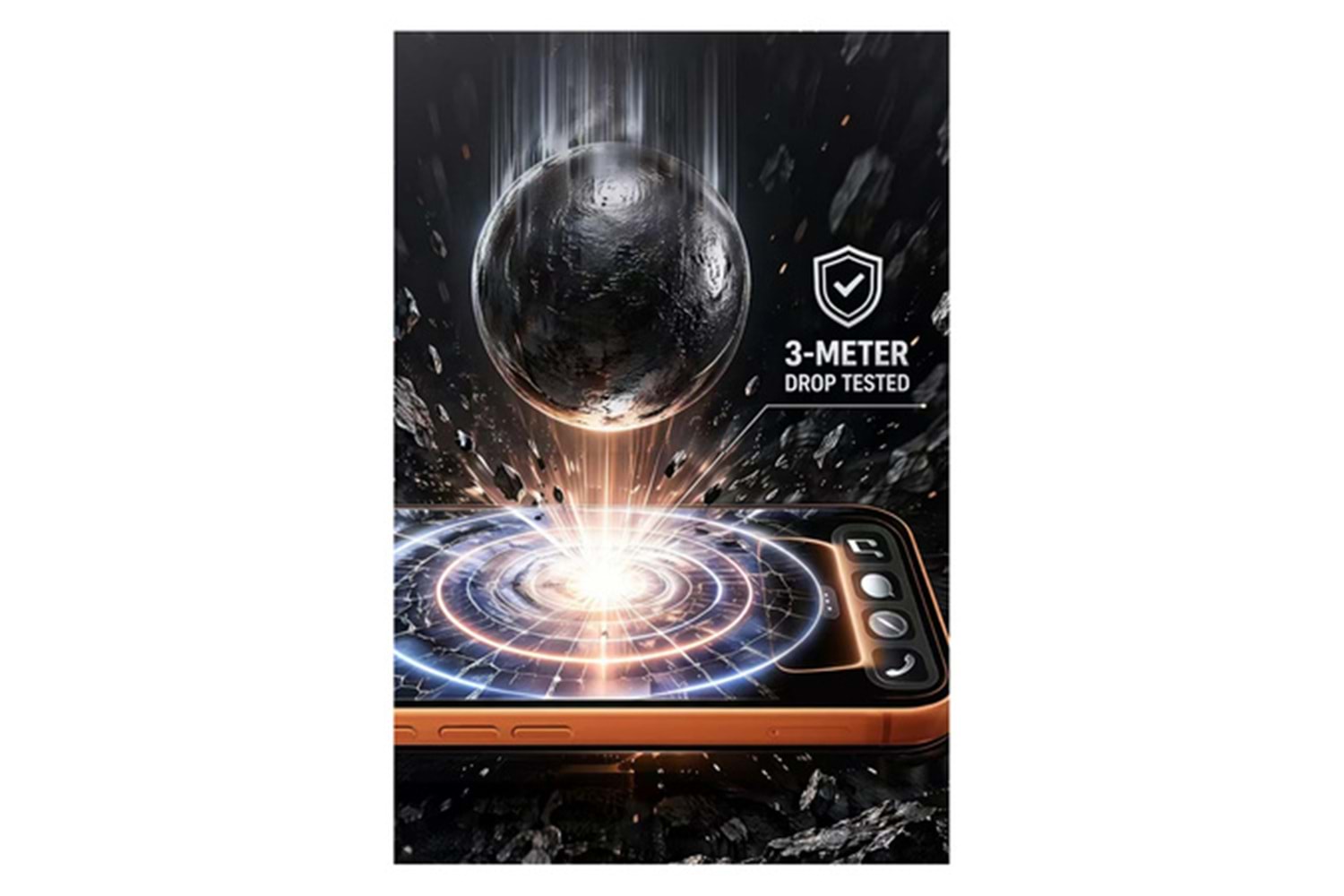 URR Apple iPhone 17 Pro Max Sapphire Plus Cam Ekran Koruyucu