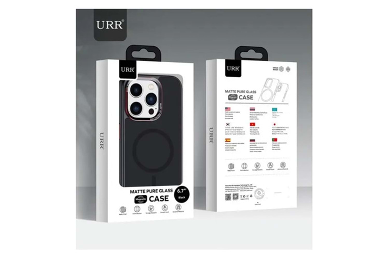 URR Apple iPhone 16 Pro Matte Pure Glass Magsafe Kapak