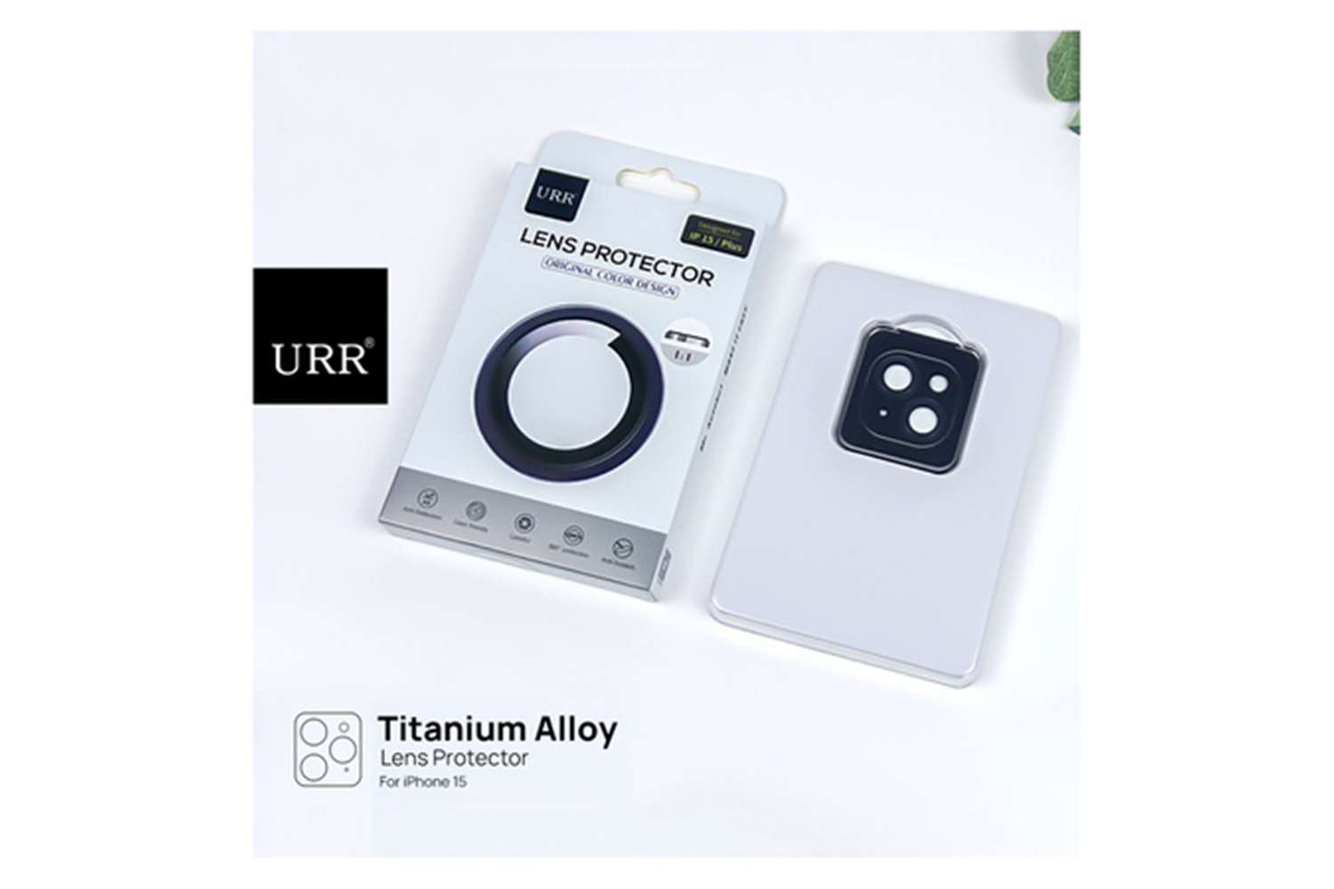 URR Apple iPhone 13 Pro Max Titanium Alloy AR Kamera Lens Koruyucu