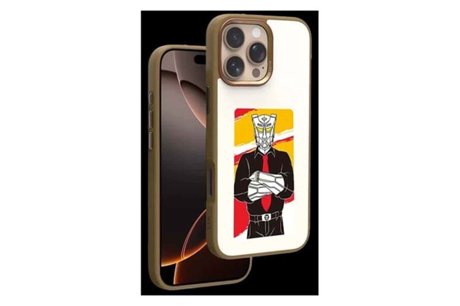URR Apple iPhone 16 Pro Max 3D Anti-Peep Curved Cam Ekran Koruyucu