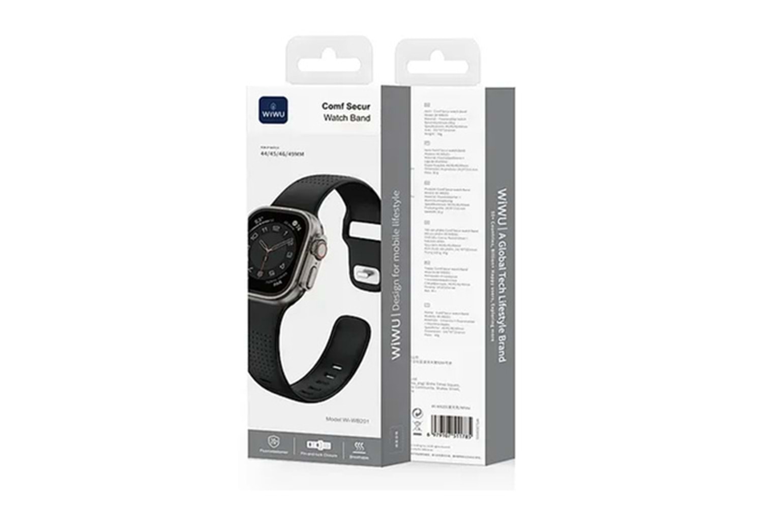 Apple Watch 42mm Wiwu Wi-WB0201 Comf Secur Serisi Silikon Kordon