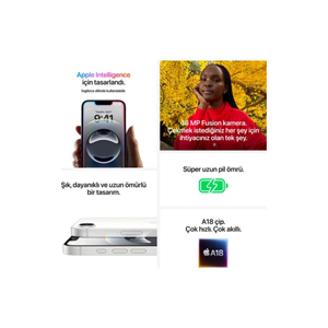 iPhone 16e 128GB (MD1Q4TU/A) - Siyah