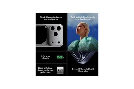 iPhone 17 Pro 256GB Gümüş