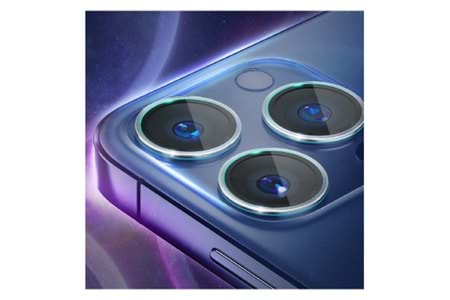 Blueo Crystal iPhone 16 Pro Max Uyumlu 7 MOhs Sertlik 3 Kat Çizilmeye Dayanıklı Cam Ekran Koruyucu Aparat