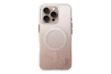 Apple iPhone 16 Pro Kılıf M-safe Şarj Özellikli Simli Arka Yüzey Askı Aparatlı Coehl Lumino Kapak