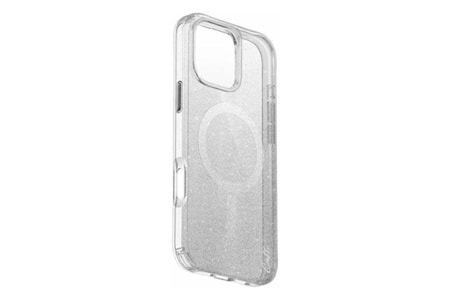 Apple iPhone 16 Pro Max Kılıf M-safe Şarj Özellikli Simli Arka Yüzey Askı Aparatlı Coehl Lumino Kapak