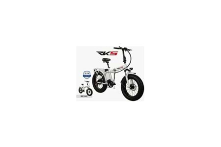 RKS Nitro 250W Katlanabilir Elektrikli Bisiklet Beyaz