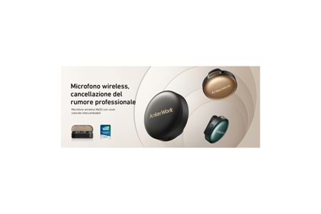 AnkerWork M650 Beyaz A3320 Yaka Mikrofonu