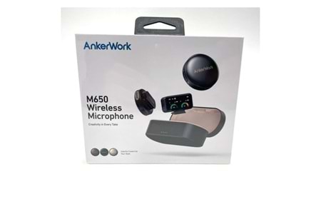 AnkerWork M650 Siyah A3320 Yaka Mikrofonu