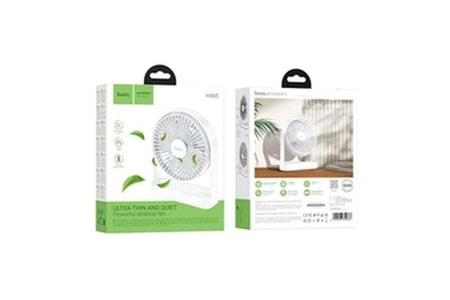 Hoco. HX65 Ultra İnce Masaüstü Soğutucu Fan - Beyaz