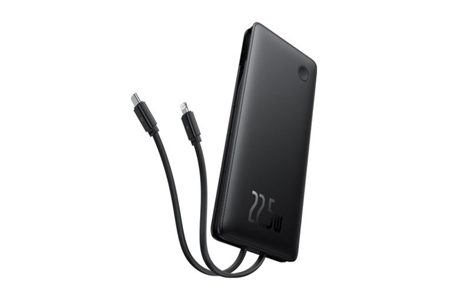 BASEUS 22.5W 10.000 MAH POWERBANK SIFIR 24 AY GARANTİLİ SİYAH PPXJ10