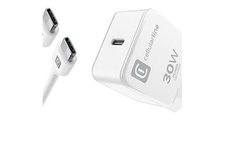 CELLULARLINE 30W Adaptör + C2C Kablo Şarj Kiti