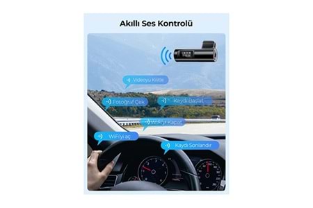 Azdome M330 Full Hd Araç Kamerası – Wifi G Sensör ve Gece Görüş (Azdome Türkiye garantili)