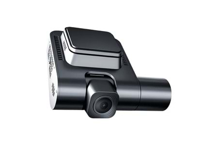 Azdome V600 Dash Cam 2 (Çift Kameralı Araç Içi Kamera 2.4” IPS Ekran) Su Geçirmez Arka Kamera, Geniş Açı, Gece Görüşü, G-Sensör, 24 Saat Park Modu