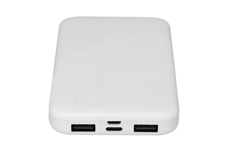 S-link IP-G10N 10000mAh Micro+Type-C+USB Beyaz Taşınabilir Pil Şarj Cihazı Powerbank Siyah/Beyaz