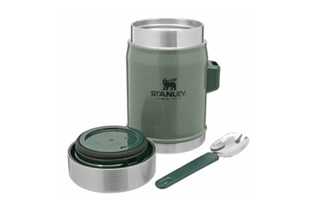Stanley Klasik Kaşıklı Yeşil 0.40 lt Çelik Yemek Termosu