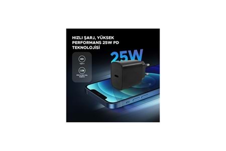 Dexim 25W AC Şarj Cihazı Type C