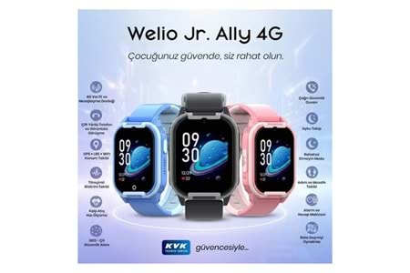 Welio JR. ALLY Çocuk Akıllı Saat GS Kırmızı-Sarı