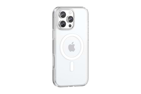 Keephone Apple iPhone 16 Pro Max Non Yellow Şeffaf Magsafe Kılıf - Şeffaf