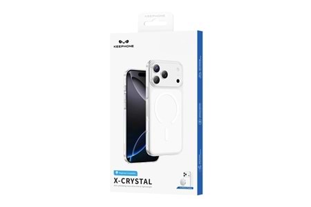 Keephone Apple iPhone 18 Pro Max X-Crystal Slim Magsafe Kılıf