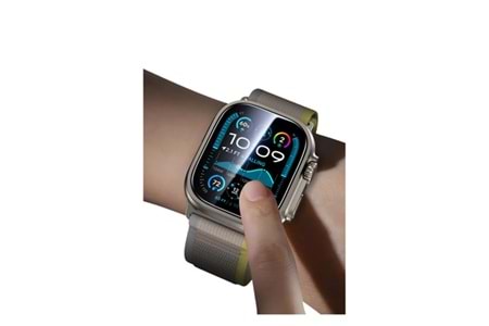 Keephone Apple Watch Ultra 49mm Ultra Glass Pro Saat Cam Ekran Koruyucu - Şeffaf