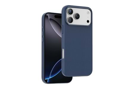 Keephone Apple iPhone 17 Pro Max Peekaboo Magsafe Kapak - Mavi